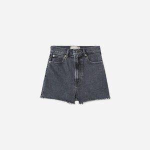 Everlane Way-High Jean Shorts - Washed Charcoal